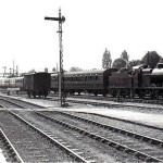 AOS P 0706 Spalding Railway Station 1933 Train arriving from Bourne