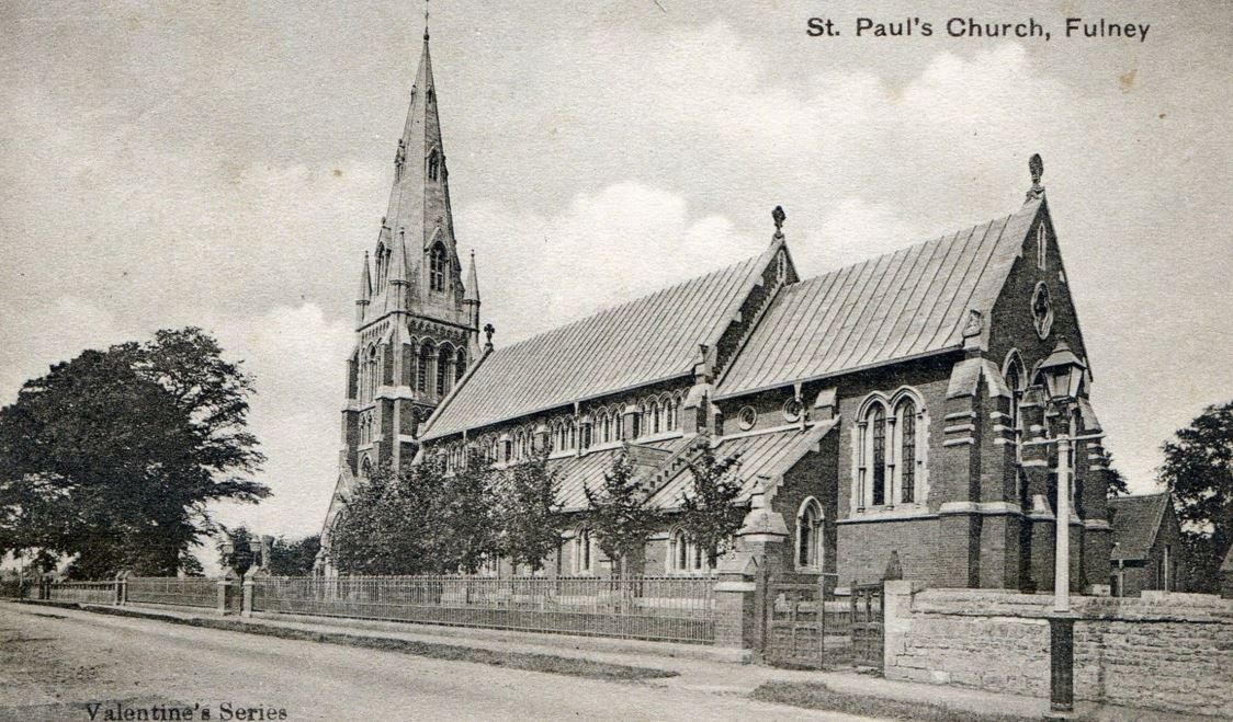 Postcard of St Paul's Church,Fulney. Dated around 1900 - South Holland ...