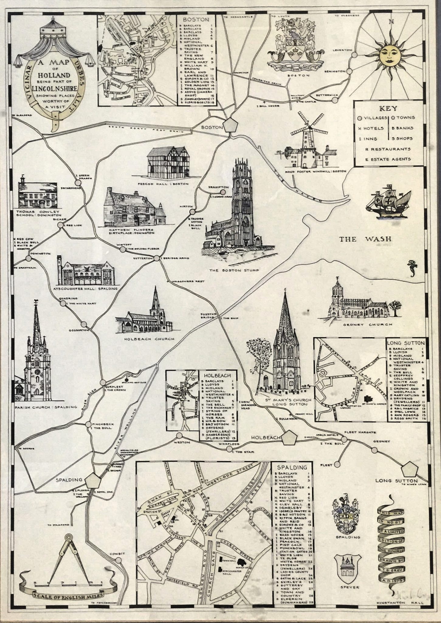 Map Of Holland Part Of Lincolnshire South Holland Life Heritage And